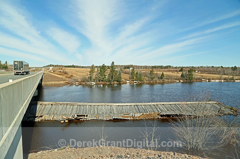 Aaron Clark Covered Bridge (remnants) - Covered Bridges of New Brunswick