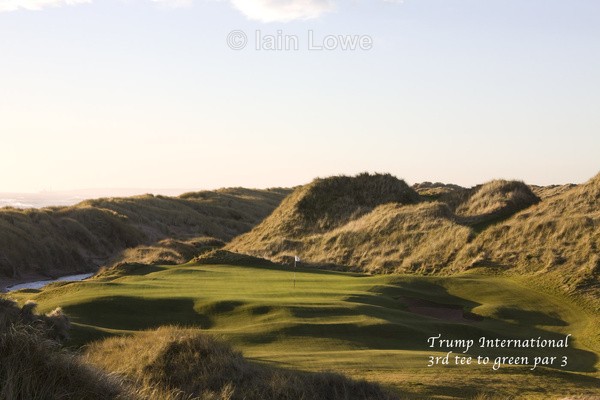 Trump International 3rd Tee to Green - Trump International Golf Links Aberdeen