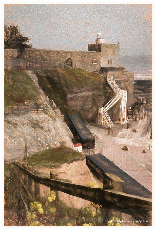 Connaught Tea Rooms, Sidmouth. - Digitally Manipulated