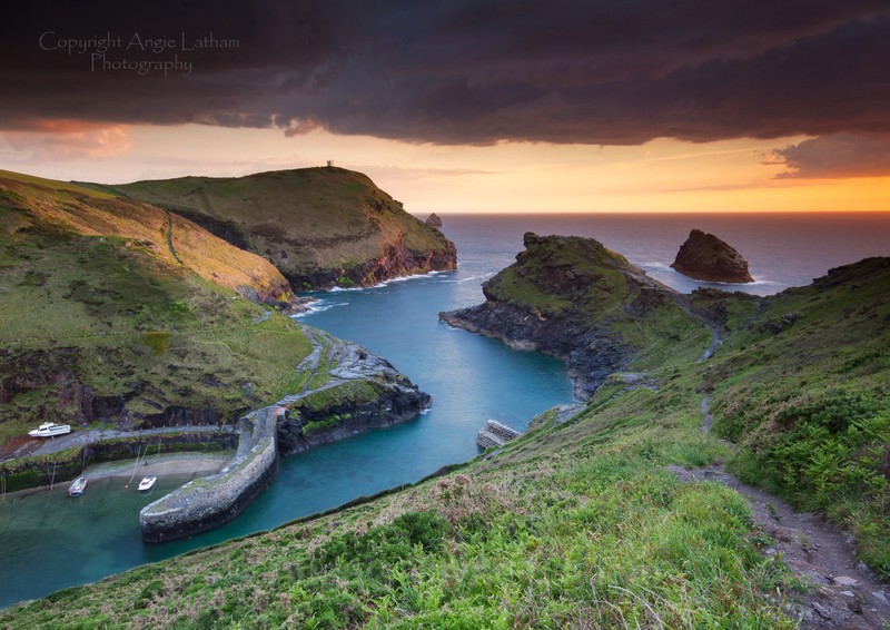 Boscastle Sunset - Celtic Cornwall
