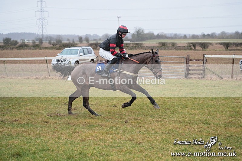 PtP 260125 79 - Cocklebarrow Point-to-Point racing with the Heythrop Hunt 26/01/25