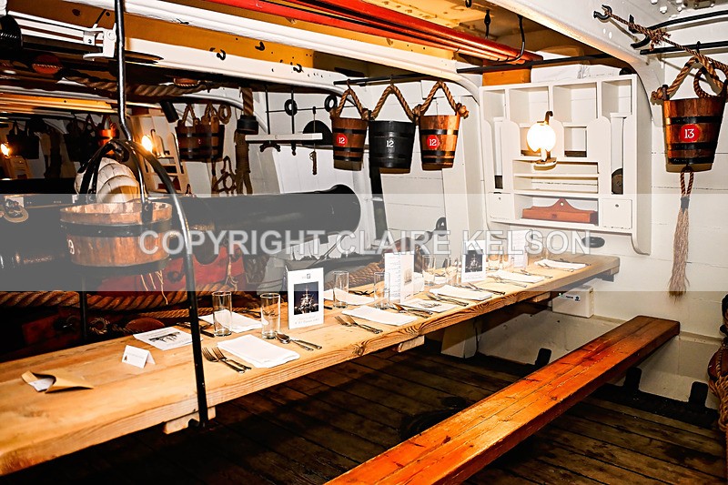 HMS PICKLE-6 - PICKLE NIGHT HMS WARRIOR 1860