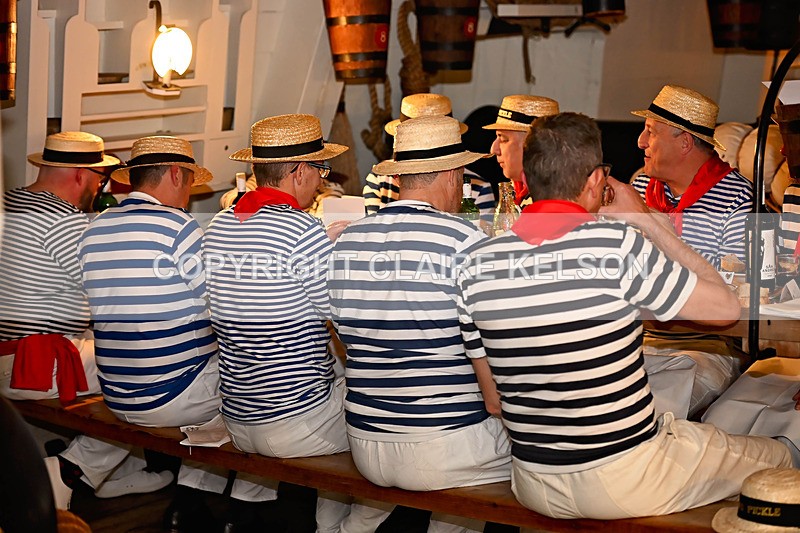 HMS PICKLE-74 - PICKLE NIGHT HMS WARRIOR 1860
