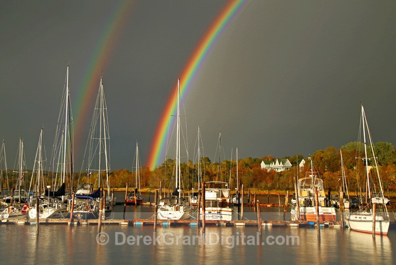 Rainbow @ Rothesay Yacht Club New Brunswick Canada - Extreme Weather