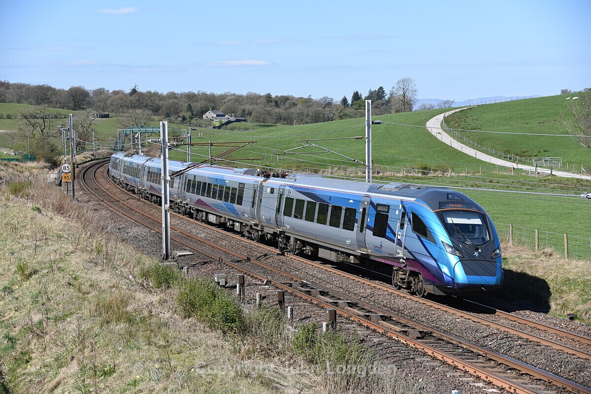 JL - 19.4.20 397002 1S40 Man Air - Carlisle, Grayrigg - West Coast Main Line (north to south)