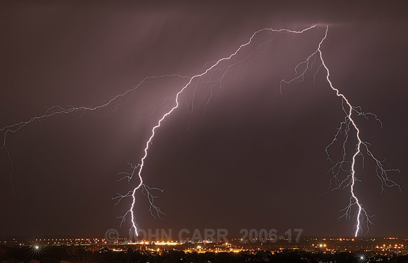 Double hit-1165 - WINTER LIGHTNING STORM PHOTOS 13th June 2012