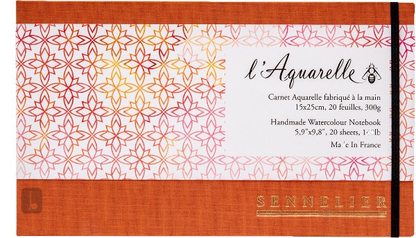 L' Aquarelle handmade watercolour notebook - Art Materials