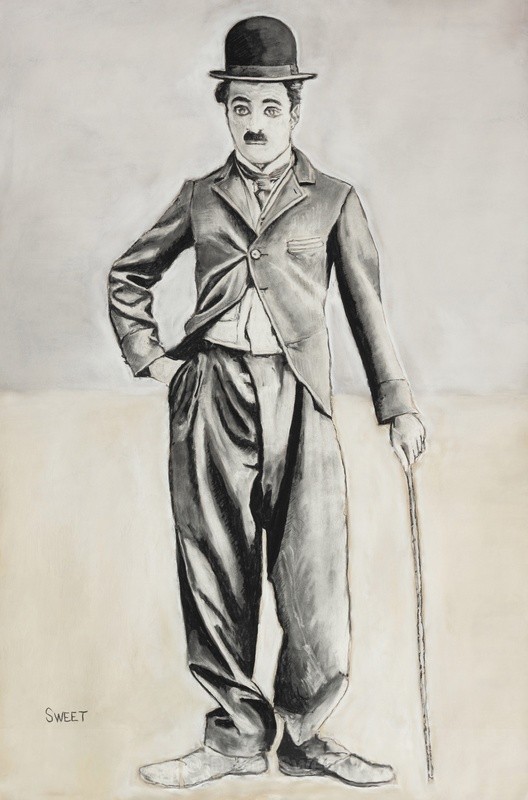 Charlie Chaplin - Paintings