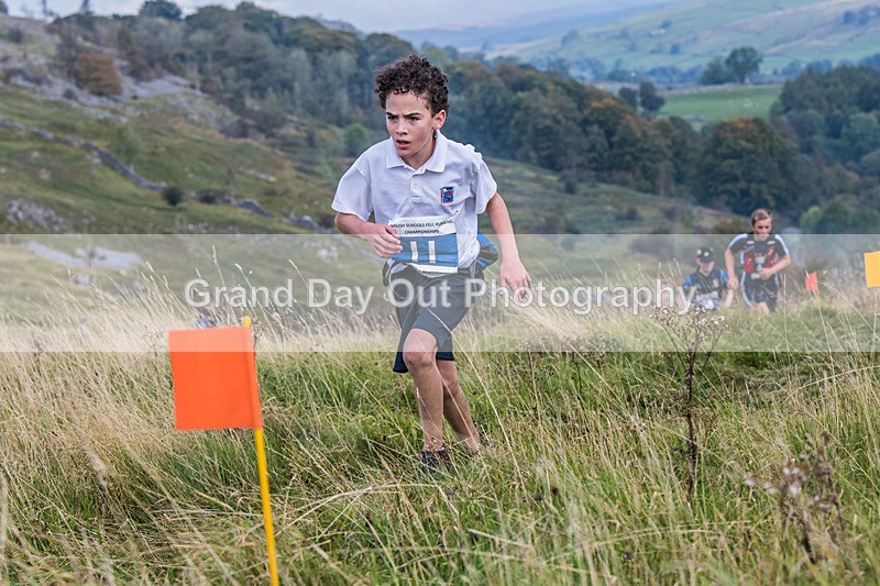 Year 7-201 - The English Schools Fell Running Championship Giggleswick Year 7 Sunday 6th October 2024