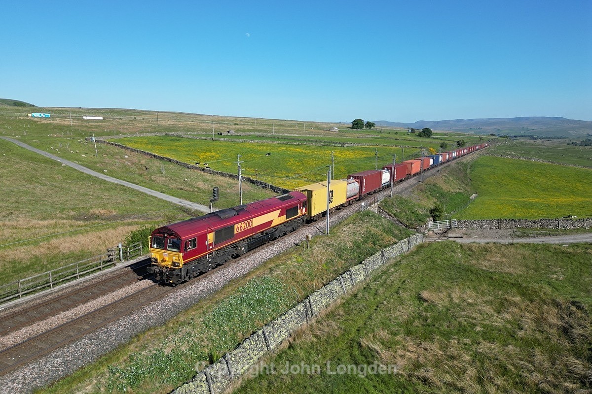 JL - 30.5.23 66200 4S38 Seaforth - Mossend, Salterwath - West Coast Main Line (north to south)