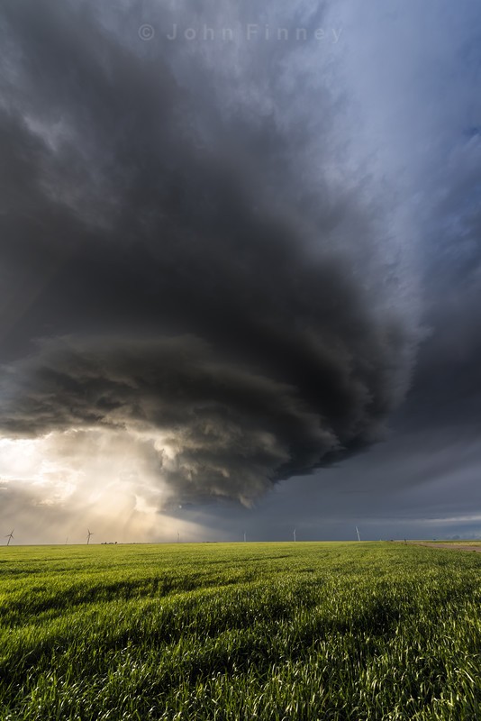 The Arriba storm. - Weather photography