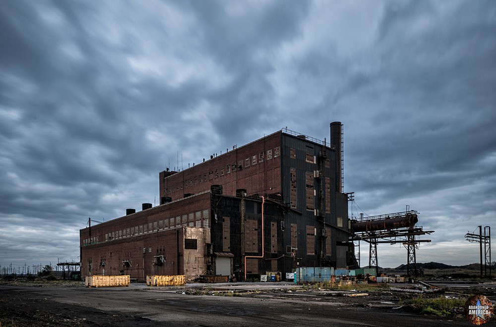 Penwood Power Station (Sparrows Point, MD) | Impending Night - Penwood Power Station