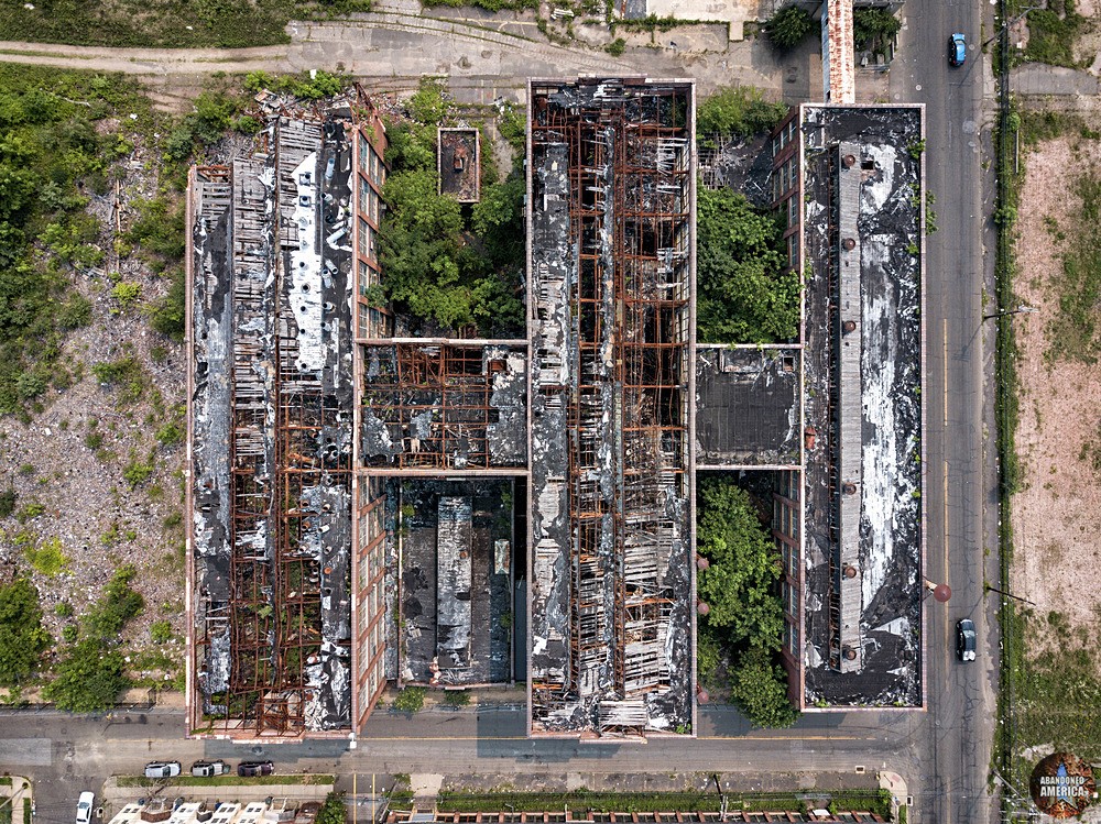 Remington Arms Factory (Bridgeport, CT) | Overhead View - Remington Arms Munition Factory