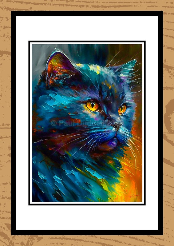 Cats & Dogs Oil Paintings - Pulses with Emotion by Artist Paul Duddell