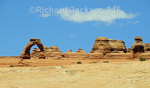 Delicate Arch-from the viewpoint - Arches National Pk.-2011