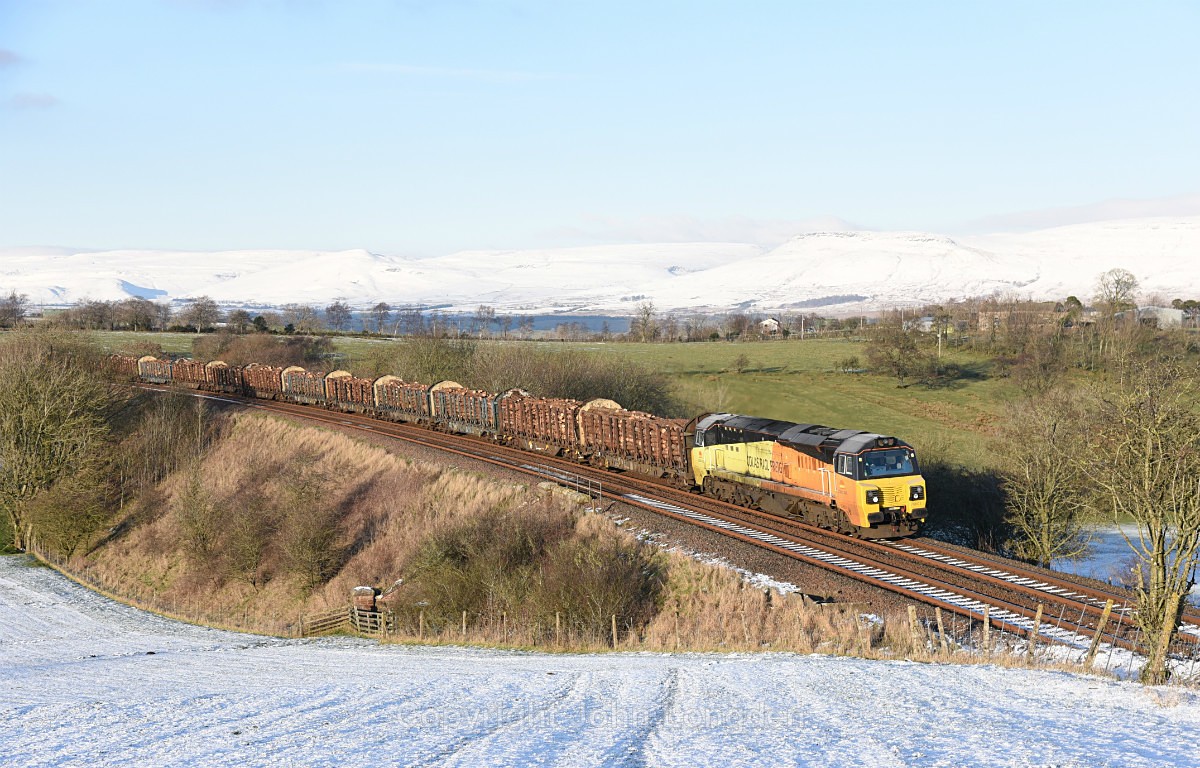 JL - 31.1.19 70801 6J37 Carlisle - Chirk, Gallansay - Gallansay