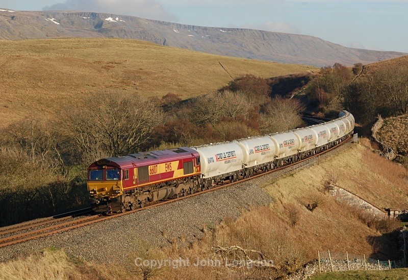 14.4.10 66107 6S00 Clitheroe - Mossend, Birkett Common. - Birkett Common (northbound)