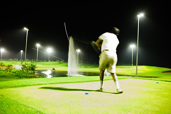 Night Golf, Khartoum, Sudan