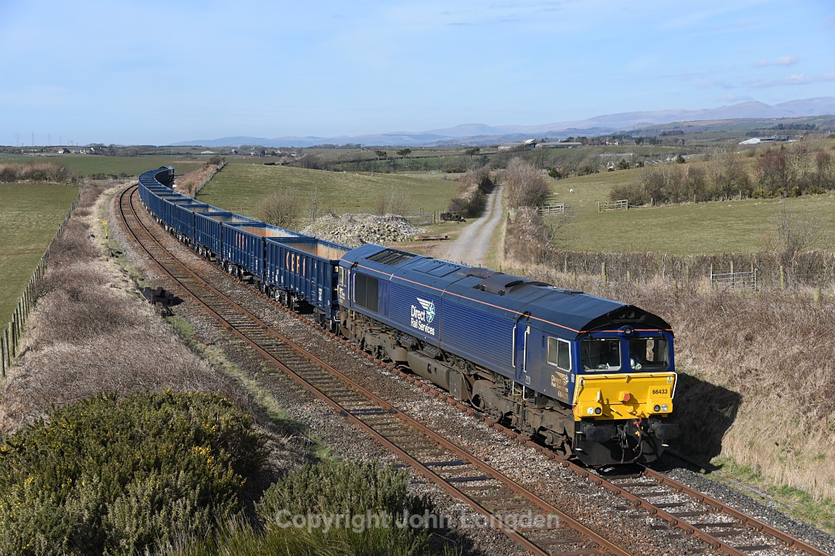 JL - 20.3.18 66433 6C21 Drigg - Barrow, Holmegate Farm - Cumbrian Coast (north to south)