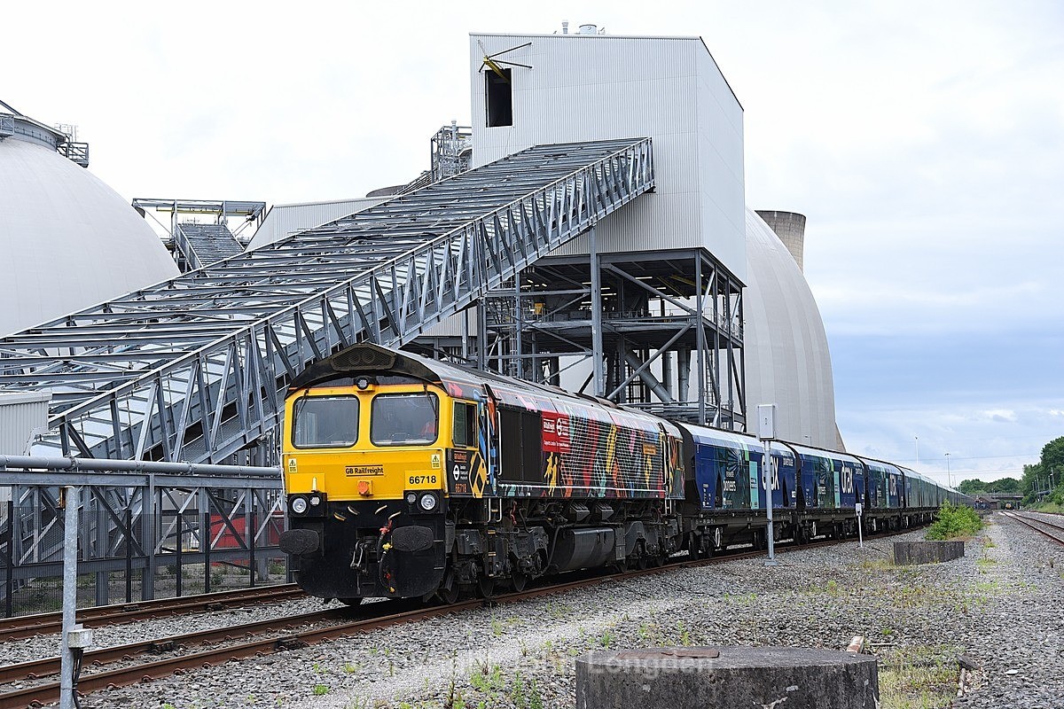 JL - 30.5.25 66718 6E09 Liverpool - Drax, Drax PS Rd 3 - Latest shots