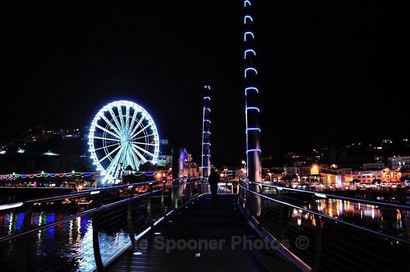 Big Wheel and Bridge at night - Torquay See separate galleries for Cockington, Meadfoot and Anstey's Cove