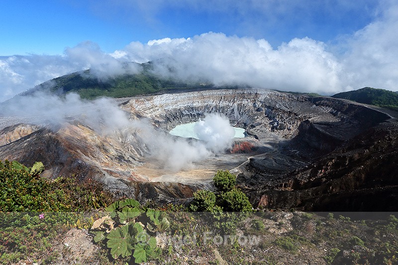 Poas Volcano crater, Costa Rica - Costa Rica