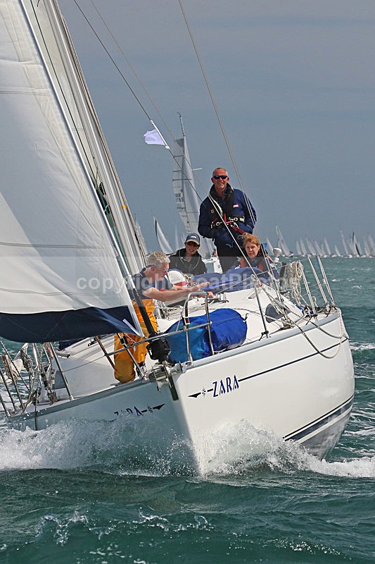 150627 ZARA GBR7018T - SUN ODYSSEY37 WT7A0249_A - ROUND THE ISLAND RACE - SATURDAY 27th JUNE 2015