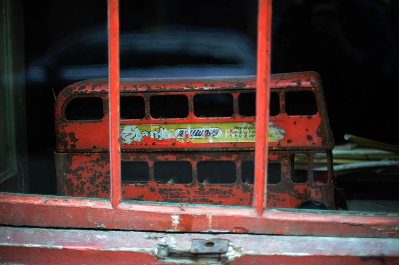 Bus In Window - Frank Doran