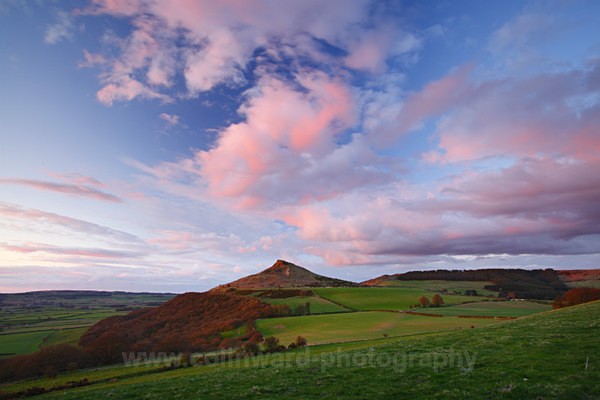 Sunset at roseberry topping   ref 0506 - North Yorkshire and Cleveland