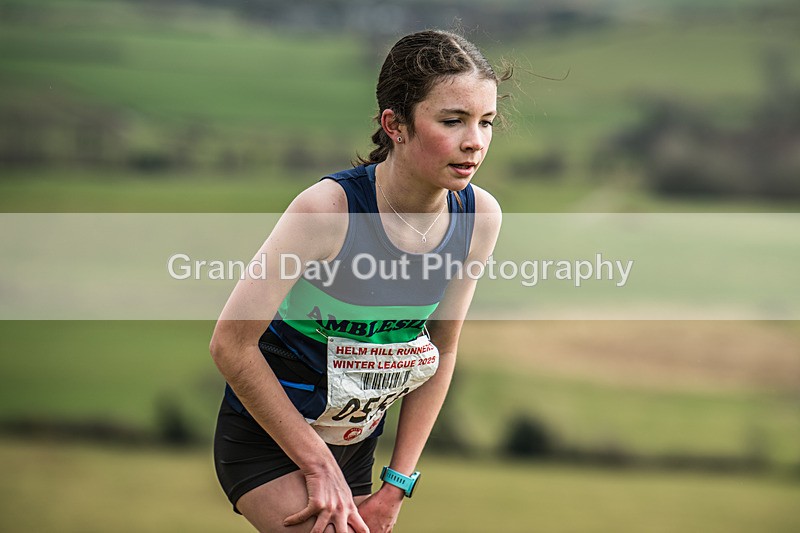 Helm Hill -334 - Kendal Winter League Helm Hill Fell Races (Under 13/15/17 & Seniors) Sunday 16th March 2025
