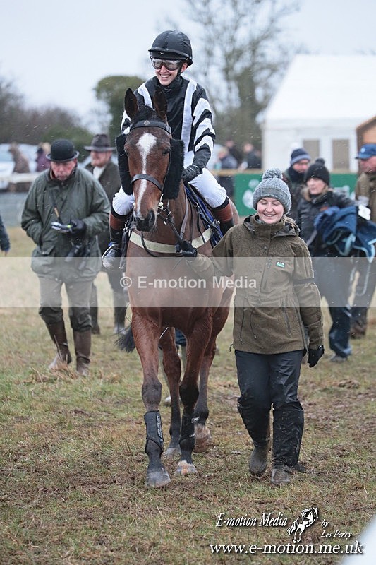 PtP 260125 194 - Cocklebarrow Point-to-Point racing with the Heythrop Hunt 26/01/25