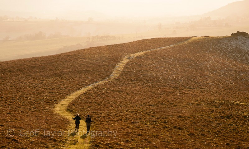 Towards Gaer Stone, Hope Bowdler Hill - Stretton Hills