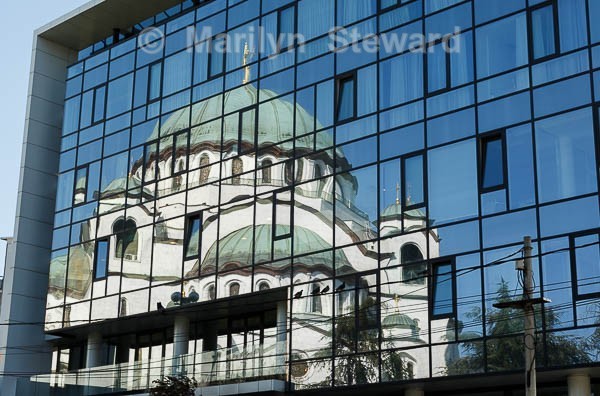 St. Sava Church reflections - Eastern Europe