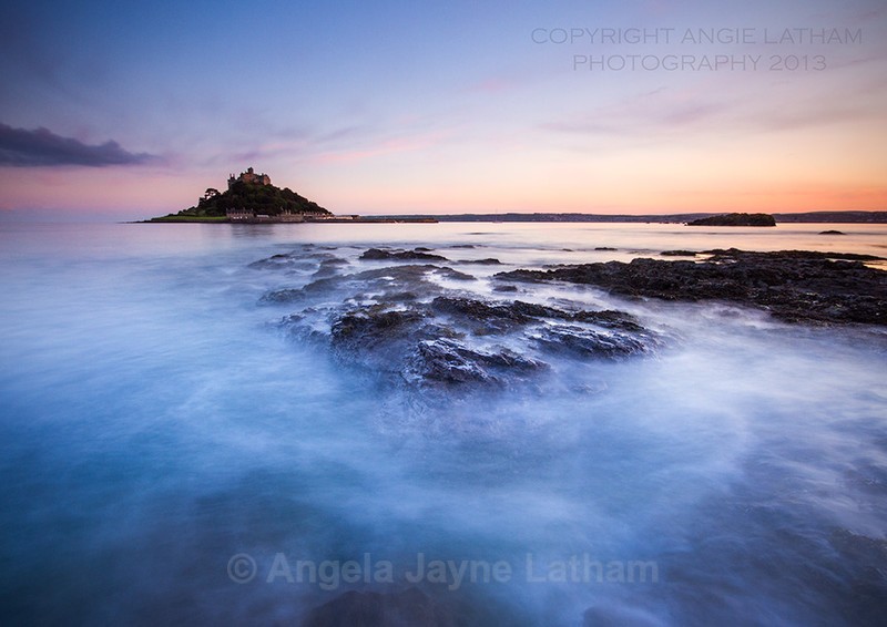 St. Michael's Mount Sunset - Celtic Cornwall