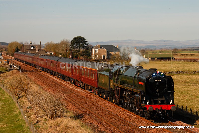 36 Oliver Cromwell at Forteviot - Preserved Railways