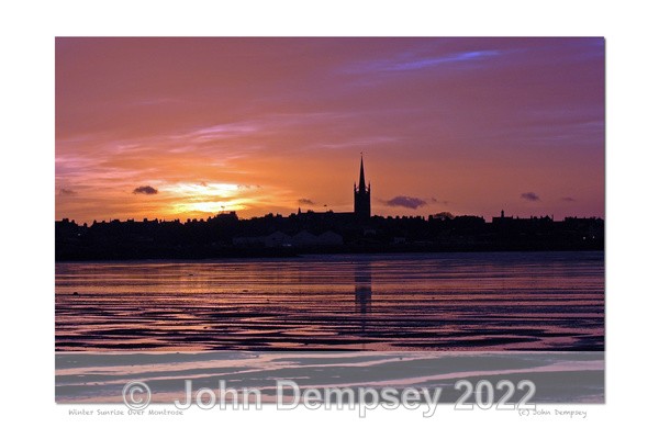 Winter Sunrise Over Montrose - Montrose Basin