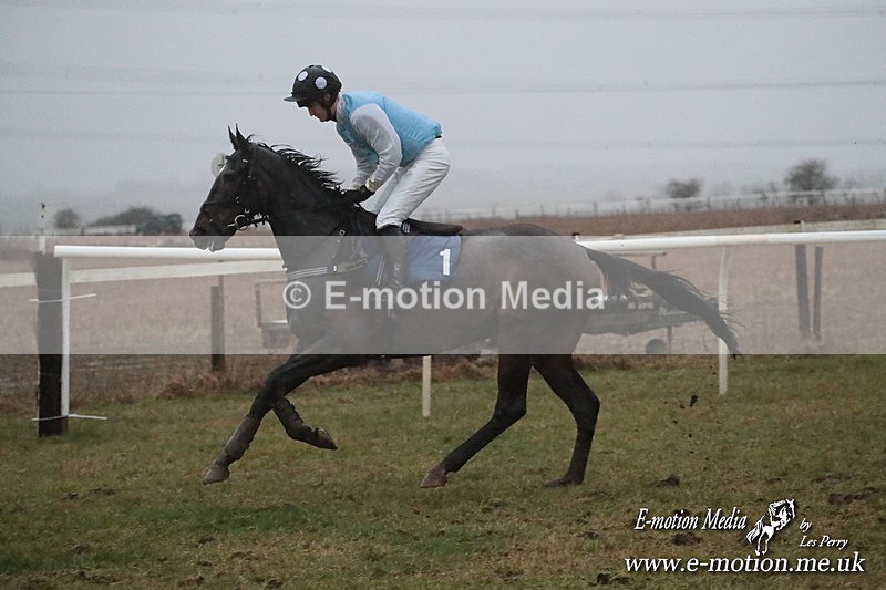 PtP 260125 1203 - Cocklebarrow Point-to-Point racing with the Heythrop Hunt 26/01/25