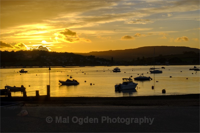 Sunset over the River Exe - Britain and the British