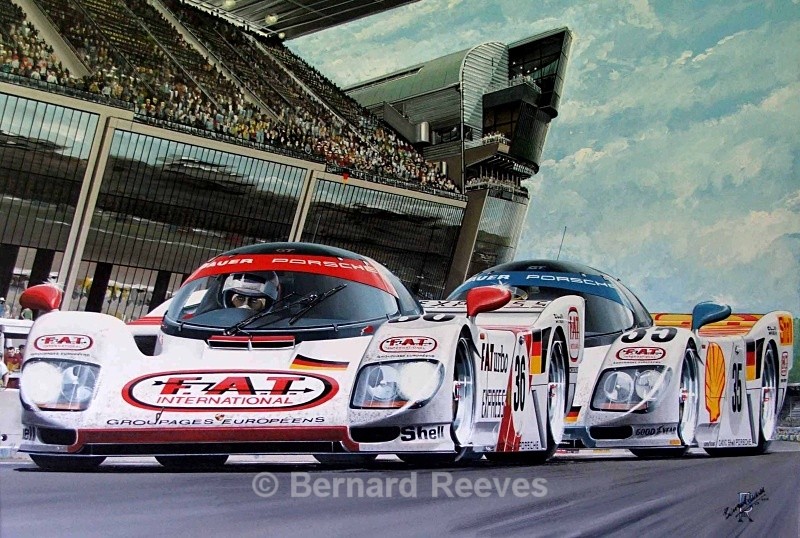 F.A.T. Porsches at Le Mans - Sports cars