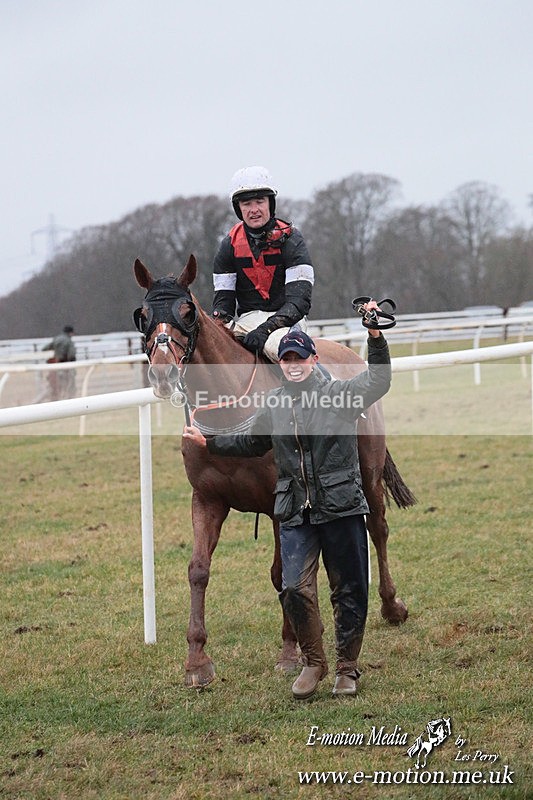 PtP 260125 916 - Cocklebarrow Point-to-Point racing with the Heythrop Hunt 26/01/25
