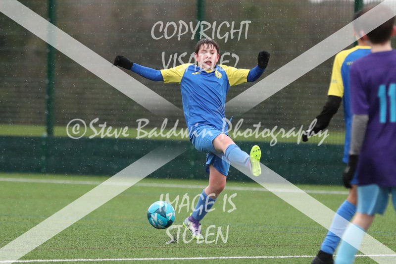 1DX20488 - 2026-02-15 FC Abbey Meads U13 Purple V Royal Wootton Bassett Town Youth U13 Yellow