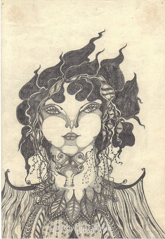 Girl  © Rowan Taliesin 1982 - MY JOURNEY AS AN ARTIST