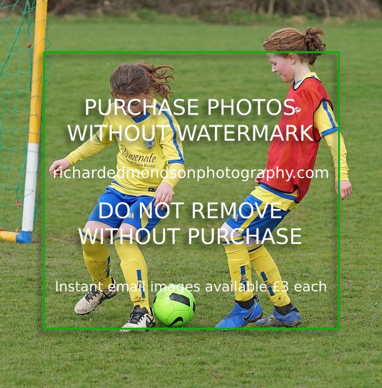 DSC00275 - Kendal United Rocket Girls v Kendal United U 10 (24/3/19)