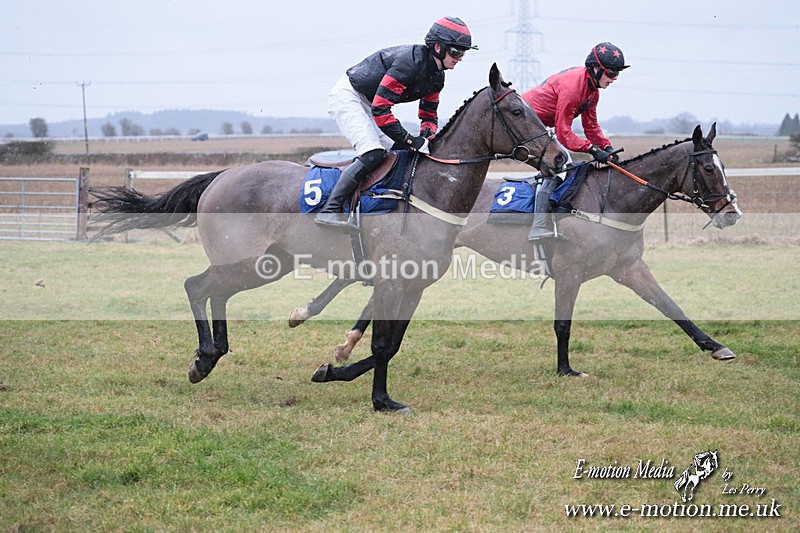 PtP 260125 54 - Cocklebarrow Point-to-Point racing with the Heythrop Hunt 26/01/25