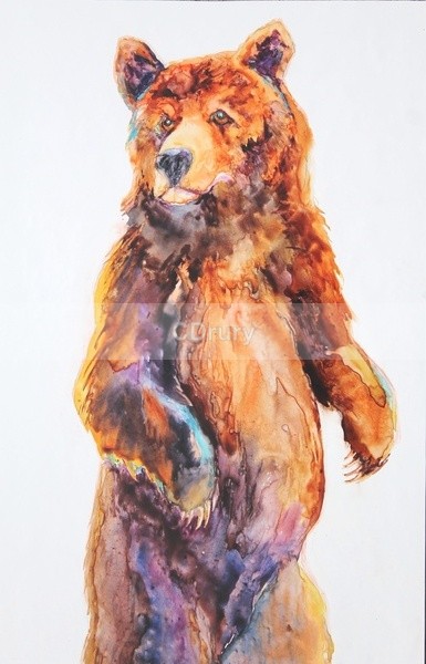 WCW11192 What's Up? - Watercolor Wildlife