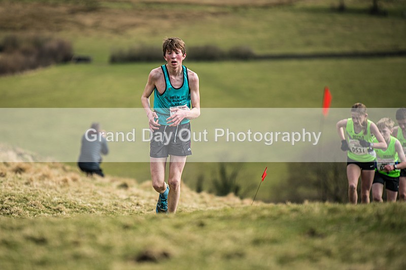 Helm Hill -251 - Kendal Winter League Helm Hill Fell Races (Under 13/15/17 & Seniors) Sunday 16th March 2025