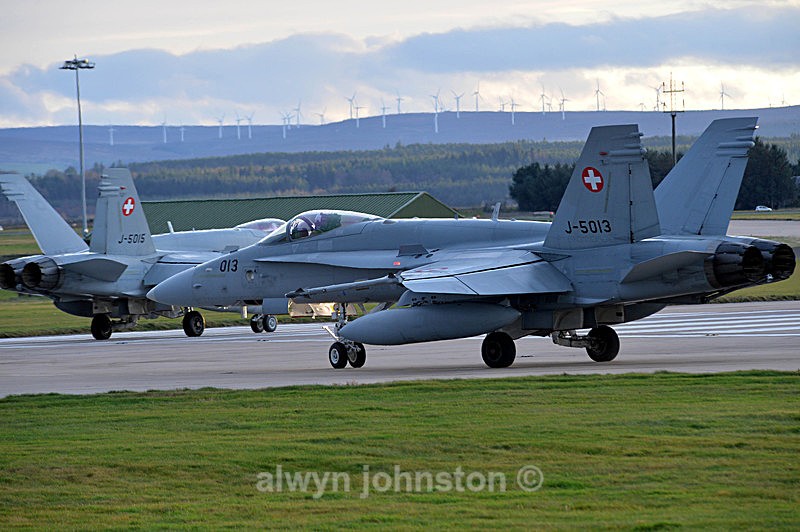 F-18 C - RAF LOSSIEMOUTH VISIT NOV 2017