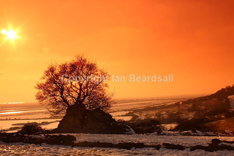 Sun Set At the Castle - Essex