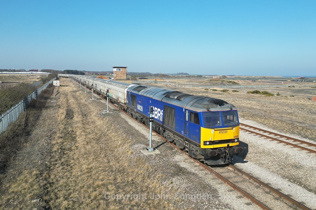 JL - 6.3.26 60026 6N87 Lynemouth - Tyne CT, Lynemouth - Latest shots