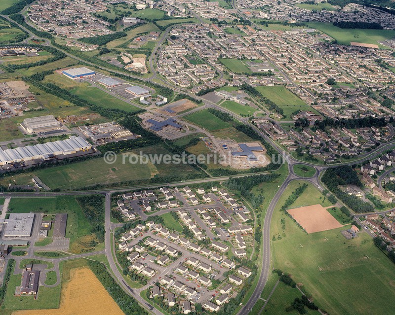 A00727D New town of Glenrothes in 1991 - Settlements, infrastructure and attractions